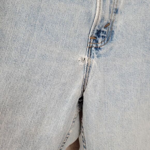 Levi's 522 Jeans Vintage 90's Women's Plus Size 20 Light Wash FLAWED - Picture 8 of 15